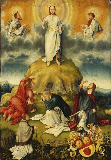 The Transfiguration of Christ. Epitaph of Johannes Göckerlein , ca 1515.