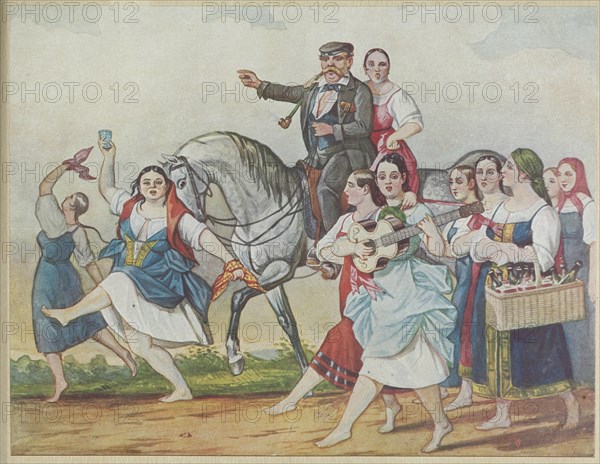 Landlord and his Harem, 1830-1840s.