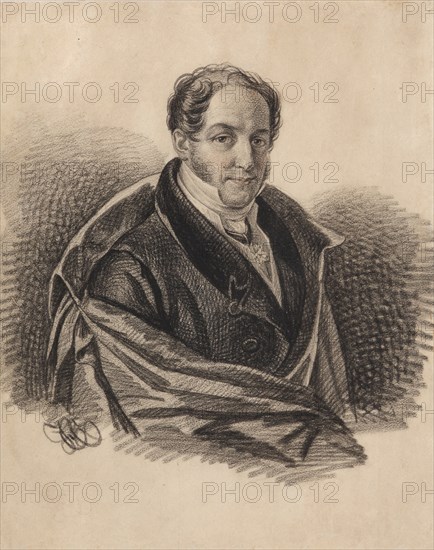 Portrait of Alexander Ivanovich Lorer (1779-1824), 1820s.