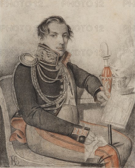 Portrait of Count Pyotr Petrovich Konovnitsyn (1803-1830), Early 1820s.