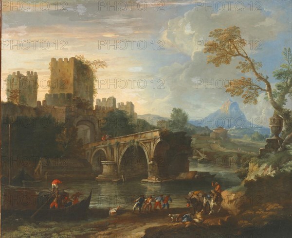 Capriccio with the Broken Bridge.