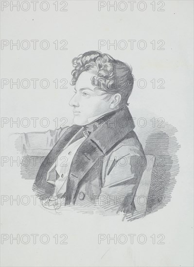 Portrait of Vasily Viktorovich Kochubey (1812-1850), c. 1832.