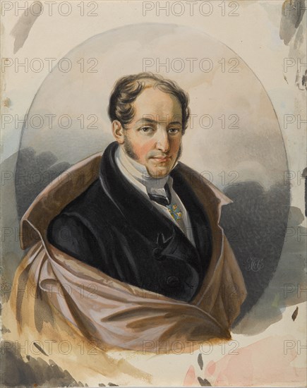 Portrait of Alexander Ivanovich Lorer (1779-1824), Early 1820s.
