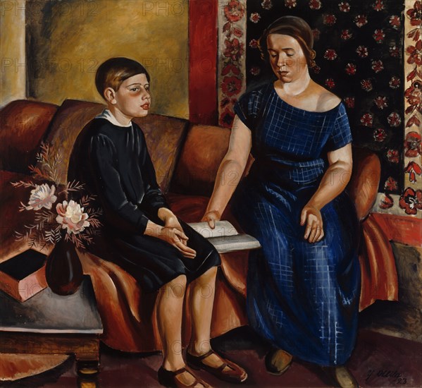 Hearing the Homework , 1923.