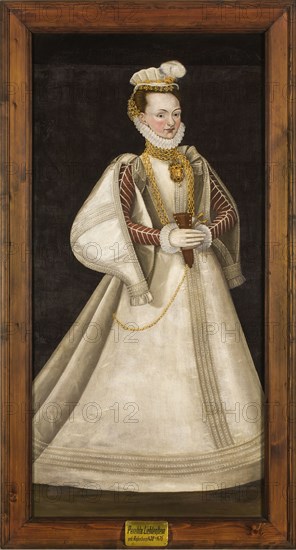 Portrait of Perchta of Rosenberg (1425-1476).