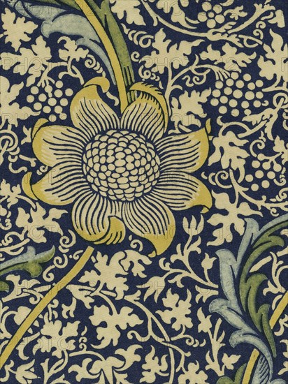 Decorative fabric, 1876.