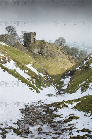 Peveril Castle, Castleton, Derbyshire, 2018