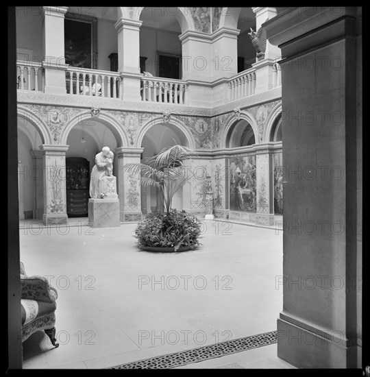 Interior, Wallington Hall, near Cambo, Northumberland, c1955-c1980