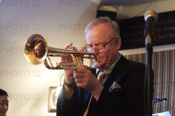 Chris Hodgkins, Splash Point Jazz Club, Plough Inn, Rottingdean, East Sussex, 17 May 2019.