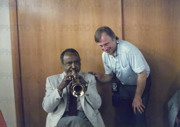 Harry "Sweets" Eddison and Brian Foskett, Edinburgh Jazz Festival, Scotland, 1987.