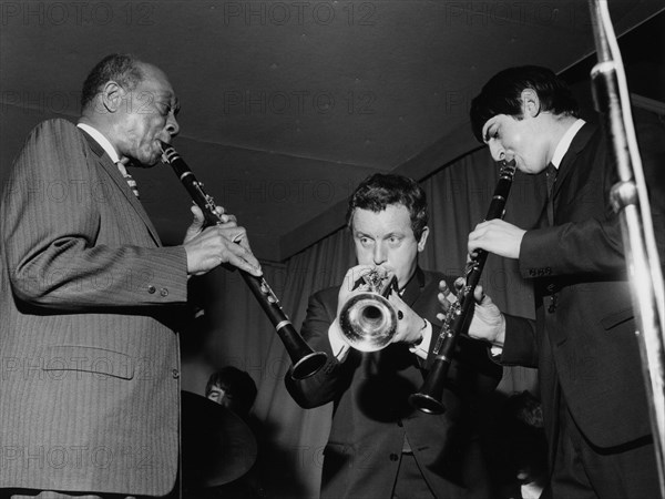 Edmond Hall, Alan Elsdon and Andy Cooper, 1966.