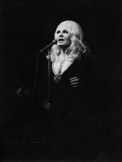 Peggy Lee, Royal Albert Hall, London, 1970.