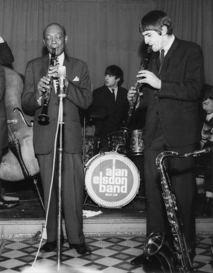 Edmond Hall,Andy Cooper, Billy Law and Alan Elsdon Band, 1966.