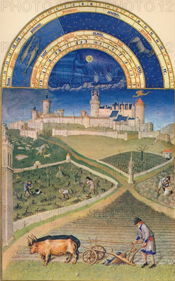 March - the Château de Lusignan, 15th century, (1939). s