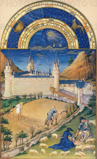 July - the Château at Poitiers, 15th century, (1939).