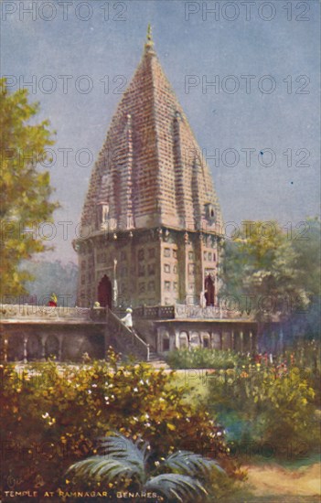 Temple at Ramnagar, Benares', .