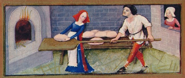 December - baking, 15th century, (1939). s