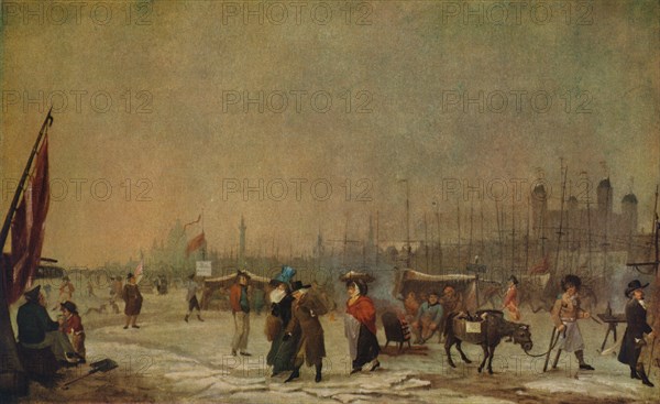 Frost on the Thames', 1788-1789, (1930).