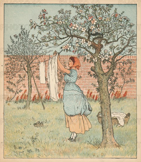 The Maid was in the Garden, Hanging out the Clothes', 1880.