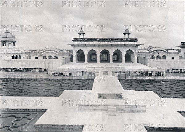 Agra. The Khas Mahal and Zenana', c1910.
