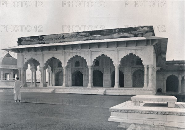 Agra. The Dewan-i-Khas or Hall of Public Audience', c1910.