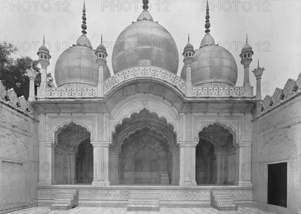 Delhi. The Moti Musjid or Pearl Mosque', c1910.