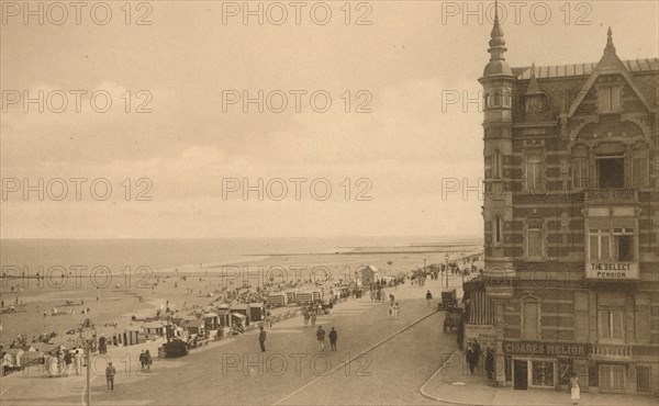 La Digue et la Plage', (Promenade and the Beach), c1900.