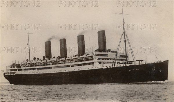 RMS 'Aquitania', c1930.