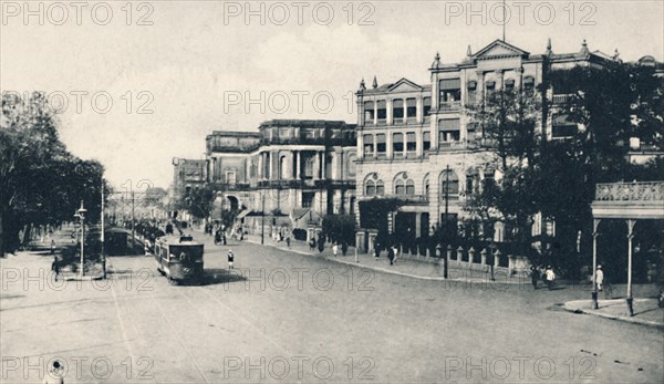 United Services Club, Chowringhee Road, Calcutta', early 20th century.