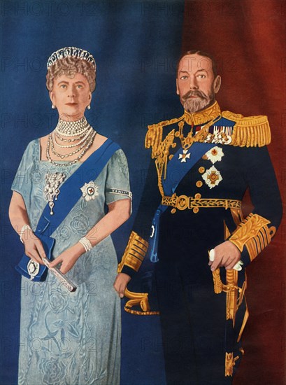 Their Majesties King George V and Queen Mary at the time of their Silver Jubilee in 1935', 1951.