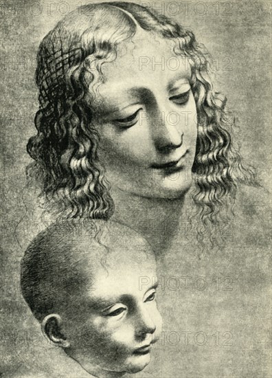 Heads of the Virgin and Child, c1492-1494, (1943).