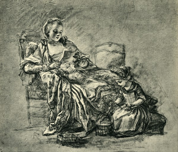 The Letter', mid-late 18th century, (1943).