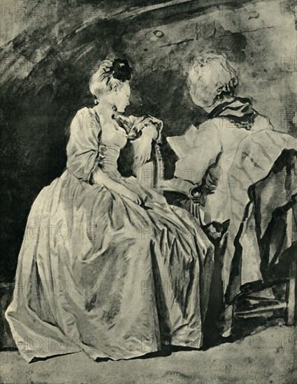 Reading', c1778, (1943).