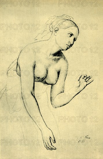 Semi-nude woman, 1821, (1943).