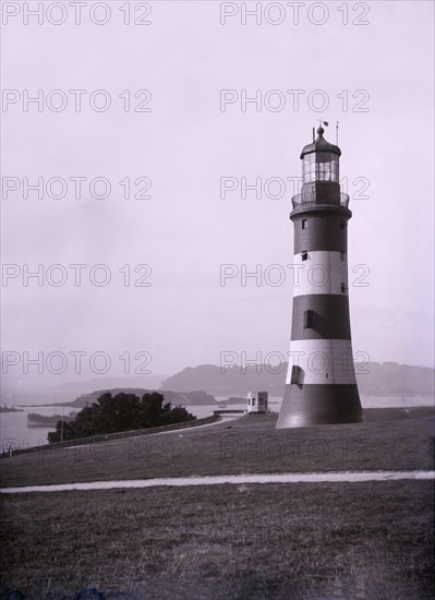 Smeaton's Tower near Plymouth in Devon.