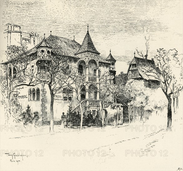 Chateau Tyrolen by Tony Grubhofer', 1900.