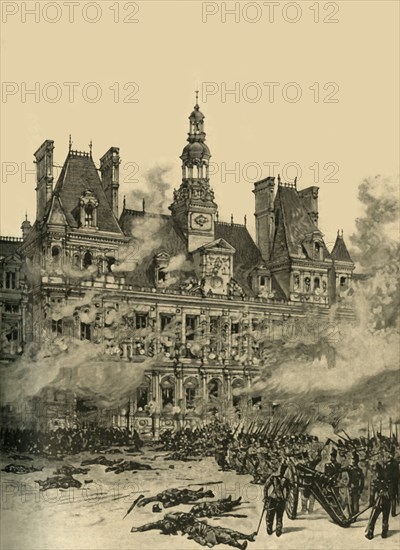 Capture of the Hotel de Ville, Paris, July Revolution, 1830 (c1890).