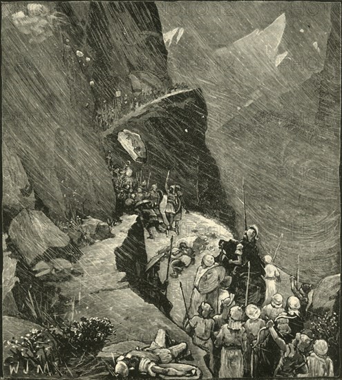 The Carthaginians Crossing The Alps', 1890.