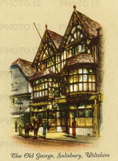 The Old George, Salisbury, Wiltshire', 1936.