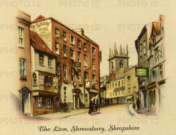 The Lion, Shrewsbury, Shropshire', 1936.