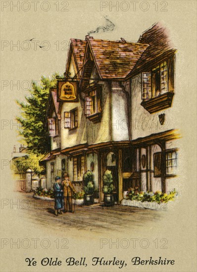 Ye Olde Bell, Hurley, Berkshire', 1936.