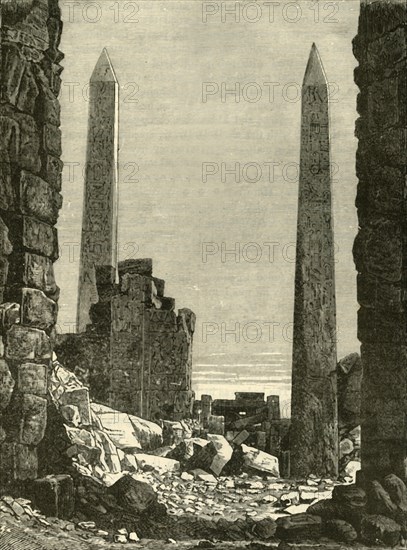 Ruins at Karnak', 1890.