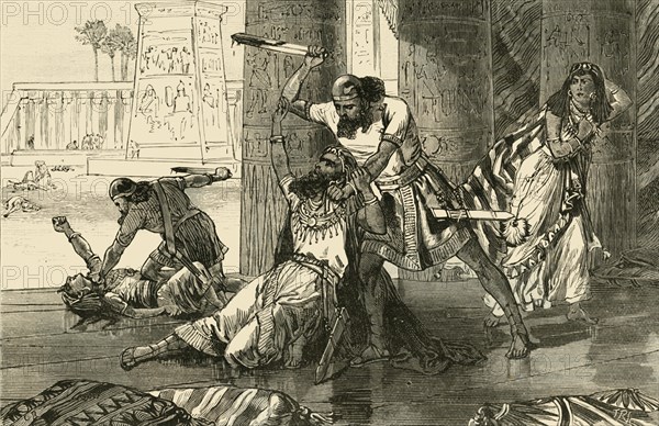 Massacre of the Hivites by Simeon and Levi', 1890.