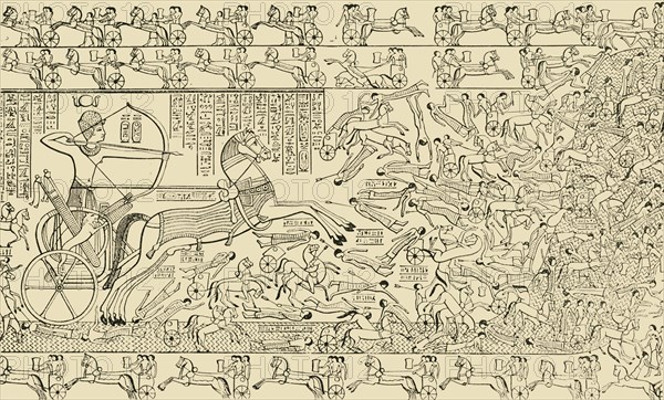 A Battle-Scene from the Rameseum at Thebes', 1890.