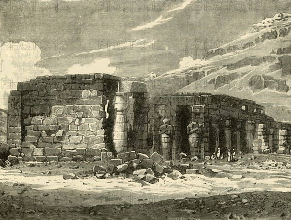 The Memnonium at Thebes', 1890.