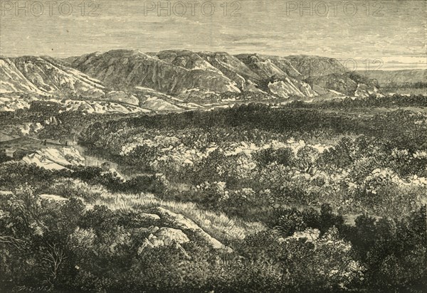 View in the Valley of the Jordan', 1890.