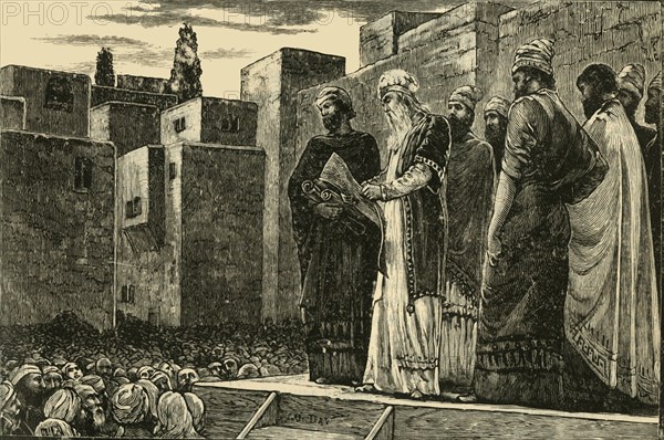 Ezra Reading the Law to the Jews', 1890.