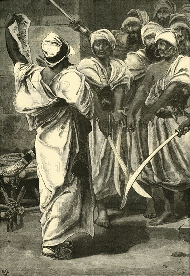 Bagaeus Delivering His Messages to the Persian Guard', 1890.