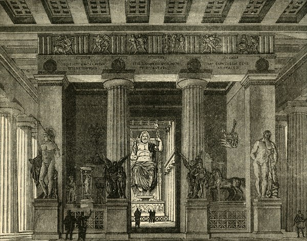 Temple at Olympia, Restored', 1890.