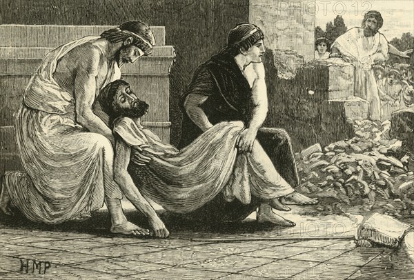 Death of Pausanias', 1890.